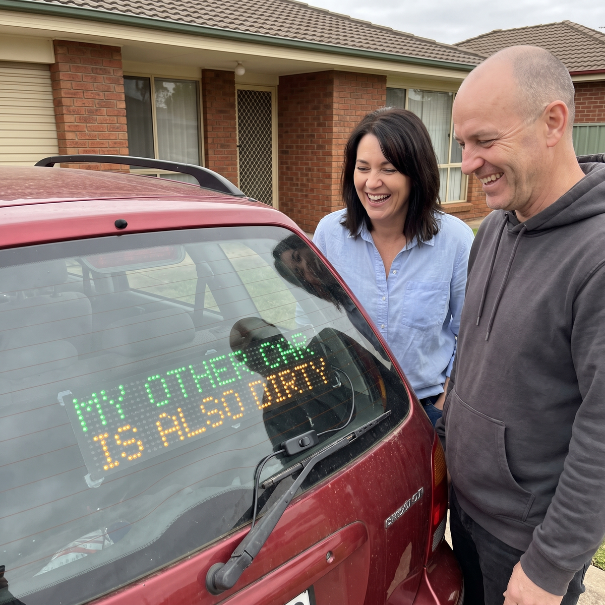 LumiCar — Custom LED Car Sign